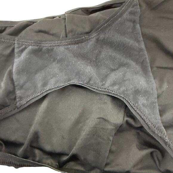 Fruit of Loom Stretch Satin Panty Black Womens Size 10 - Picture 3 of 5